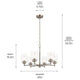 Winslow 26" 6-Light Chandelier