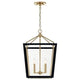 Delvin 24" 4-Light Pendant
