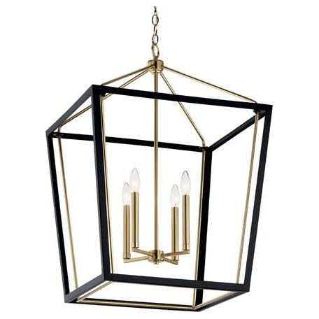 Delvin 31.75" 4-Light Foyer Pendant