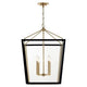 Delvin 31.75" 4-Light Foyer Pendant