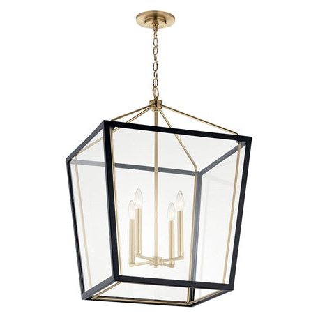 Delvin 31.75" 4-Light Foyer Pendant