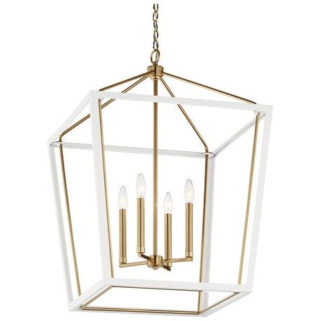 Delvin 31.75" 4-Light Foyer Pendant