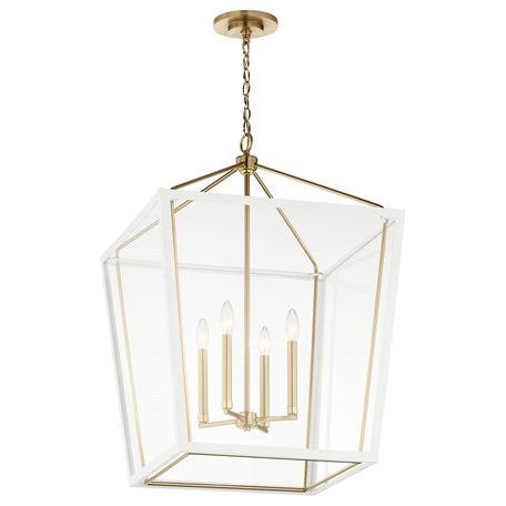 Delvin 31.75" 4-Light Foyer Pendant