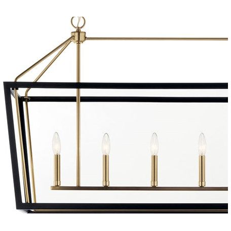 Delvin 44" 6-Light Linear Chandelier