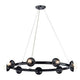 Palta 34.5" 9-Light Chandelier