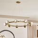 Palta 34.5" 9-Light Chandelier
