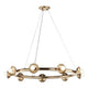 Palta 34.5" 9-Light Chandelier