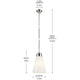 Marsailli 19" 1-Light Medium Pendant