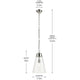 Marsailli 19" 1-Light Medium Pendant
