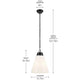 Marsailli 19.75" 1-Light Large Pendant