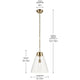 Marsailli 19.75" 1-Light Large Pendant