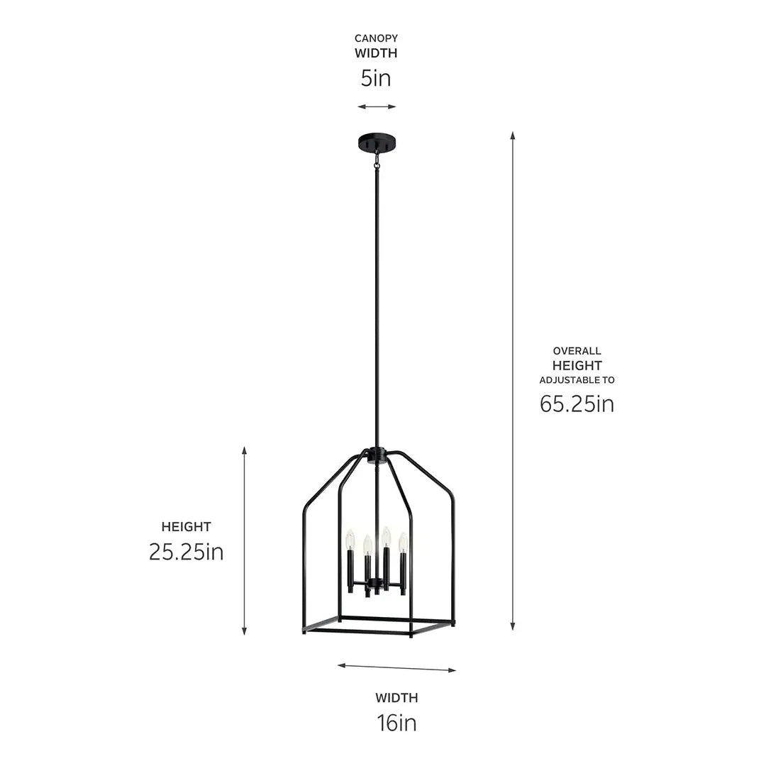 Madden 16" 4-Light Pendant