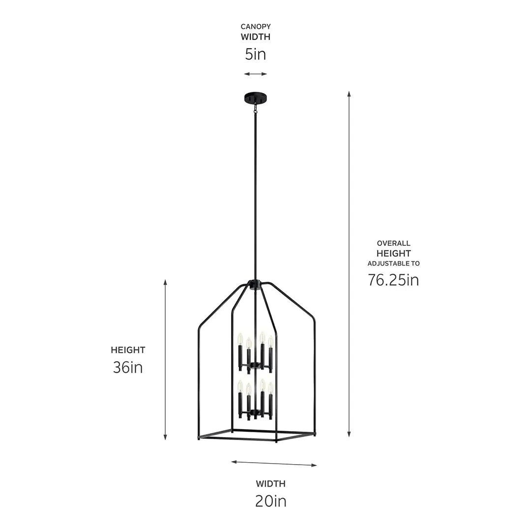 Madden 20" 8-Light Pendant