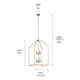 Madden 24.25" 8-Light Pendant