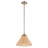 Bekah 14.25" 1-Light Convertible Pendant