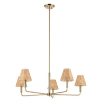 Bekah 38" 5-Light Chandelier
