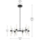 Riven 33" LED 12-Light Chandelier