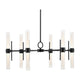 Riven 33" LED 12-Light Chandelier