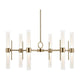 Riven 33" LED 12-Light Chandelier