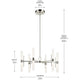 Riven 33" LED 12-Light Chandelier