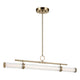 Riven 48.25" LED 1-Light Linear Chandelier