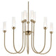 Moraine 30" LED 10-Light 2-Tier Chandelier