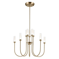 Moraine 30" LED 10-Light 2-Tier Chandelier