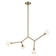 Cassius 39.5" 4-Light Convertible Chandelier