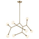 Cassius 52.5" 8-Light Convertible Chandelier