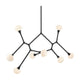 Cassius 61.25" 8-Light Convertible Chandelier