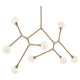 Cassius 61.25" 8-Light Convertible Chandelier