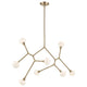 Cassius 61.25" 8-Light Convertible Chandelier