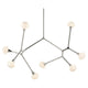 Cassius 61.25" 8-Light Convertible Chandelier