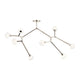 Cassius 61.25" 8-Light Convertible Chandelier