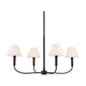 Eadie 30.75" 4-Light Chandelier