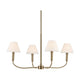 Eadie 30.75" 4-Light Chandelier