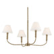 Eadie 30.75" 4-Light Chandelier