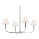 Eadie 30.75" 4-Light Chandelier