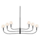 Eadie 51.5" 6-Light Chandelier