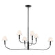 Eadie 51.5" 6-Light Chandelier