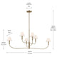 Eadie 51.5" 6-Light Chandelier