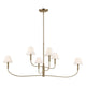Eadie 51.5" 6-Light Chandelier