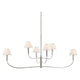 Eadie 51.5" 6-Light Chandelier