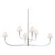 Eadie 51.5" 6-Light Chandelier