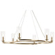 Harpin 37.75" 6-Light Chandelier