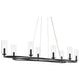 Harpin 52.5" 8-Light Linear Chandelier