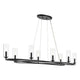 Harpin 52.5" 8-Light Linear Chandelier
