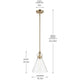 Laria 10.5" 1-Light Pendant