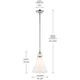 Laria 10.5" 1-Light Pendant