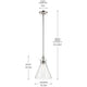 Laria 10.5" 1-Light Pendant